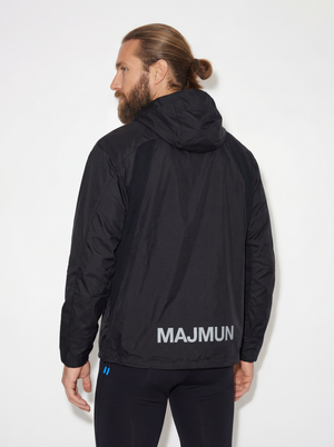 Men's Black Windbreaker Jacket