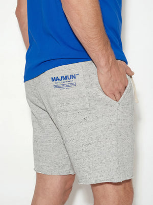 NEW Men's Grey Melange Athletic Shorts