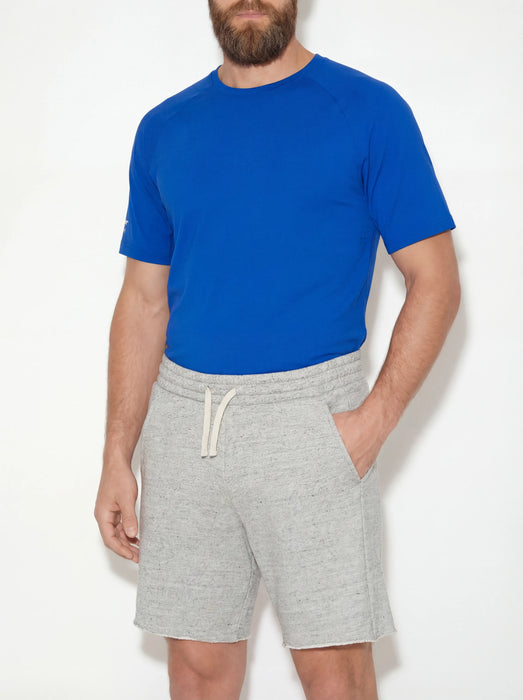 NEW Men's Grey Melange Athletic Shorts
