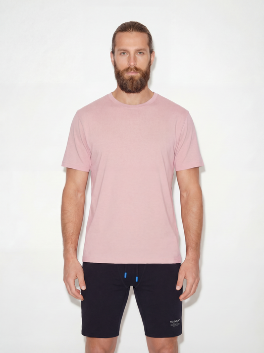 NEW Men's Pink Short Sleeve