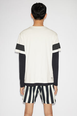 Men's Striped Athletic Shorts 7 Inch