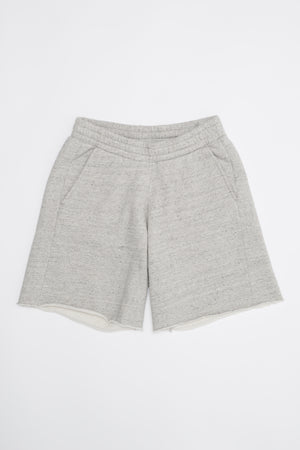 Grey Melange Athletic Shorts